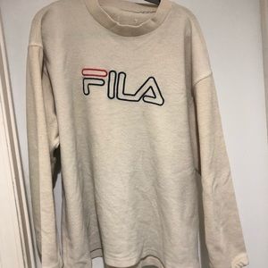Vintage 90s fila spell out fleece xxl hip hop rare